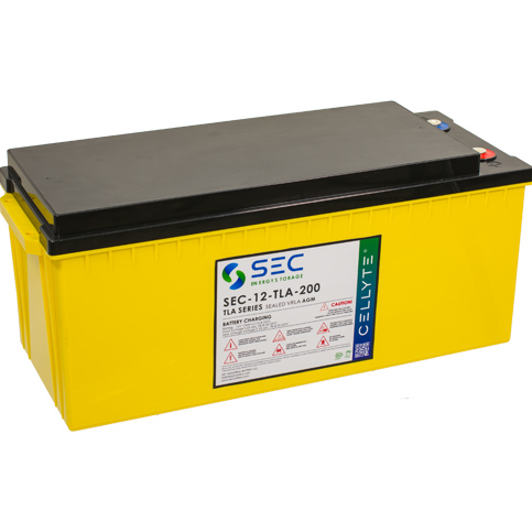 SEC Industrial Battery, Cellyte TUA series (AGM), Solar Storage System  Datasheet