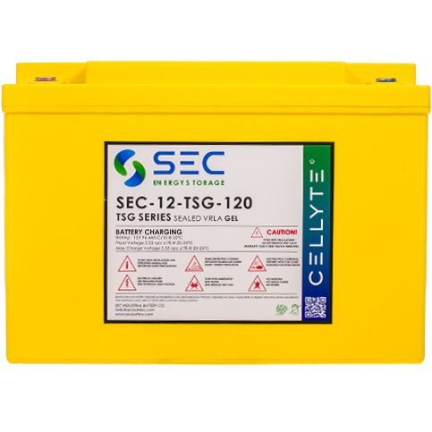 SEC Industrial Battery, Cellyte TUA series (AGM), Solar Storage System  Datasheet